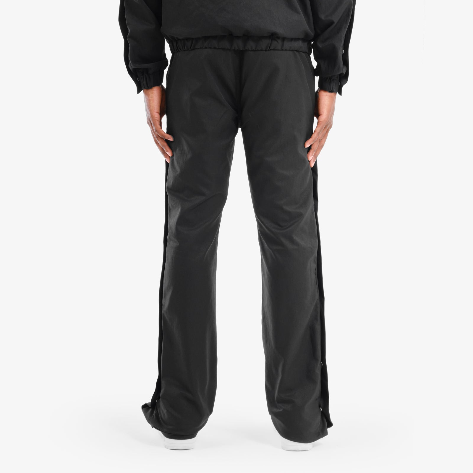 BLACK PANTS W/ SIDE BUTTONS