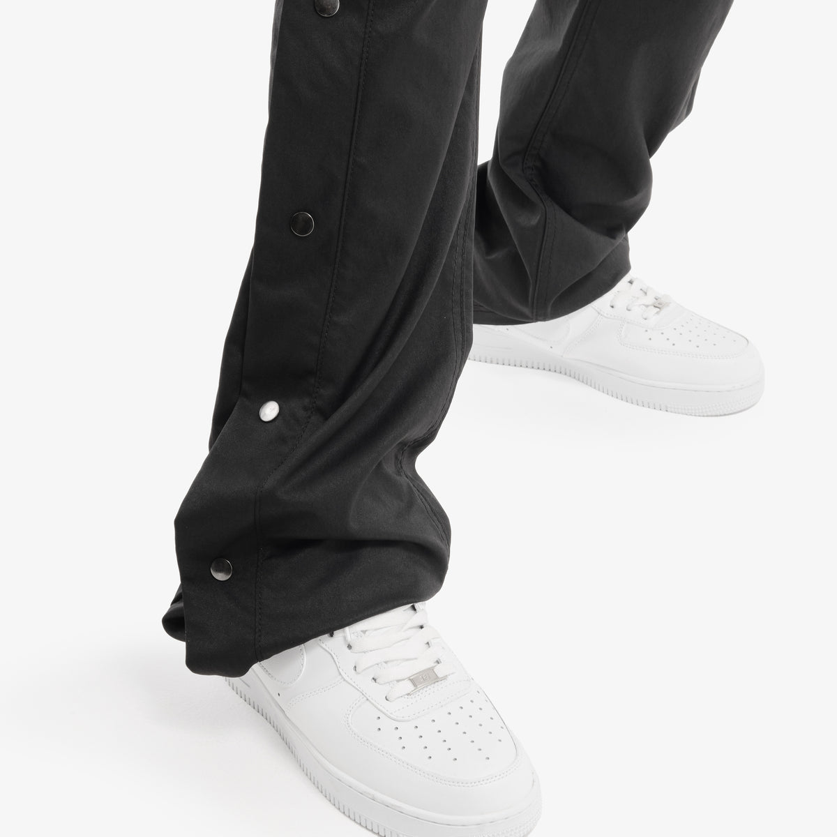 BLACK PANTS W/ SIDE BUTTONS