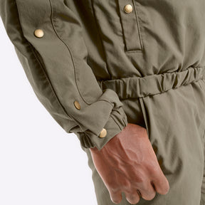 OLIVE FULL ZIP W/ SIDE BUTTONS