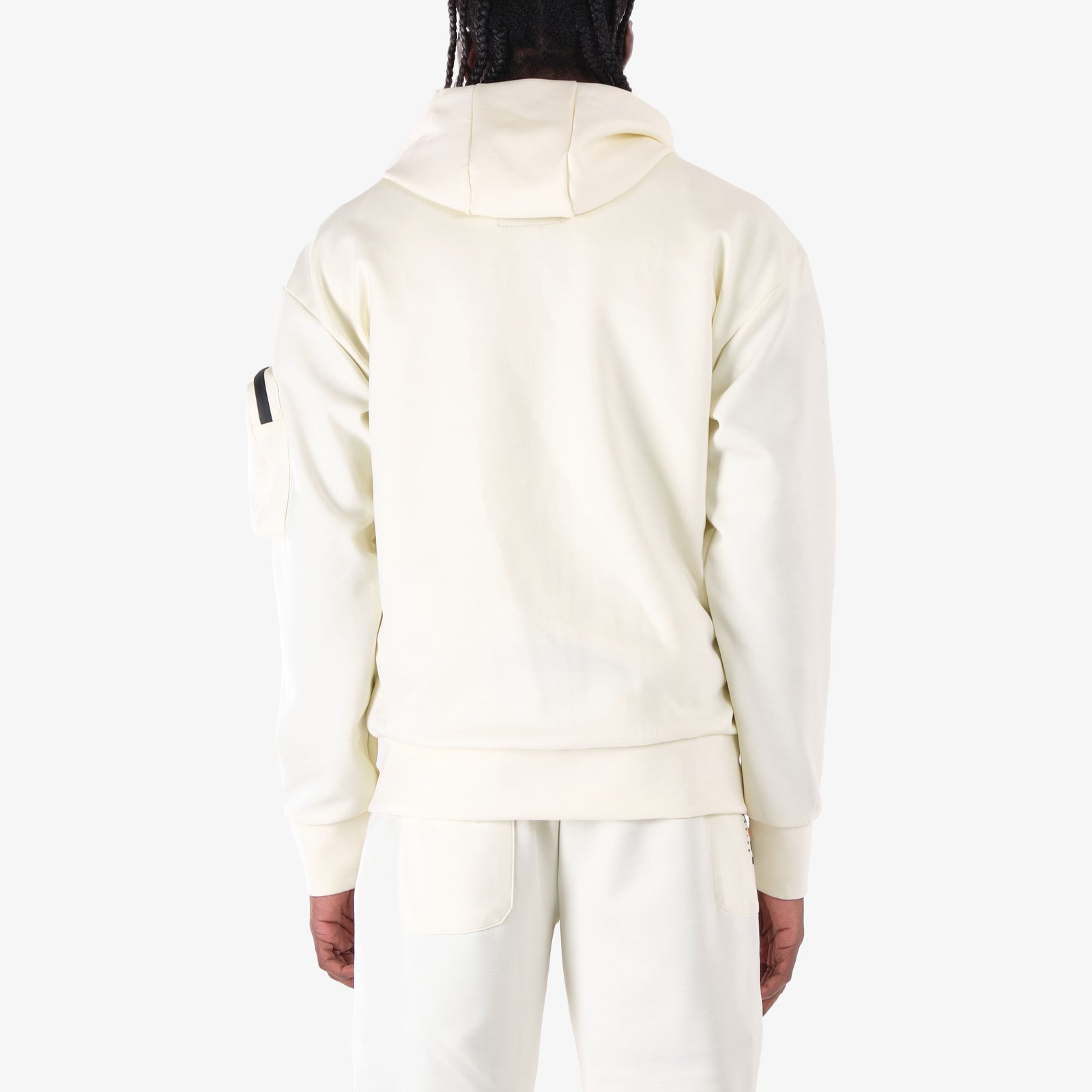 CREAM TECH FLEECE FULL ZIP HOODIE