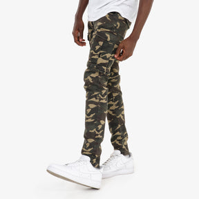 CAMO CARGOS W/ STRETCH