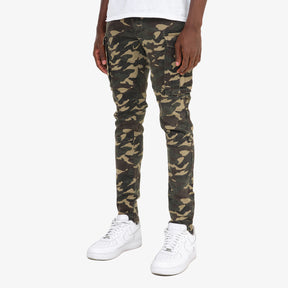 CAMO CARGOS W/ STRETCH