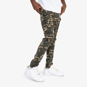 CAMO CARGOS W/ STRETCH