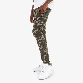 CAMO CARGOS W/ STRETCH