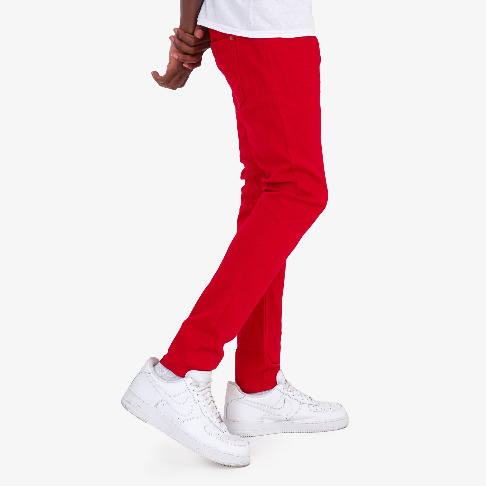 RED PANTS WITH STRETCH