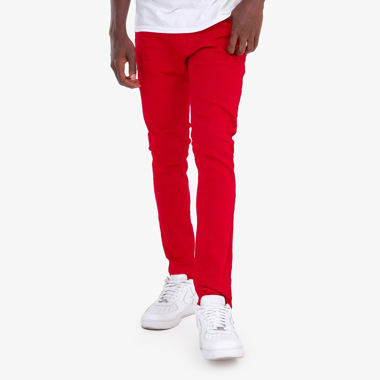 RED PANTS WITH STRETCH