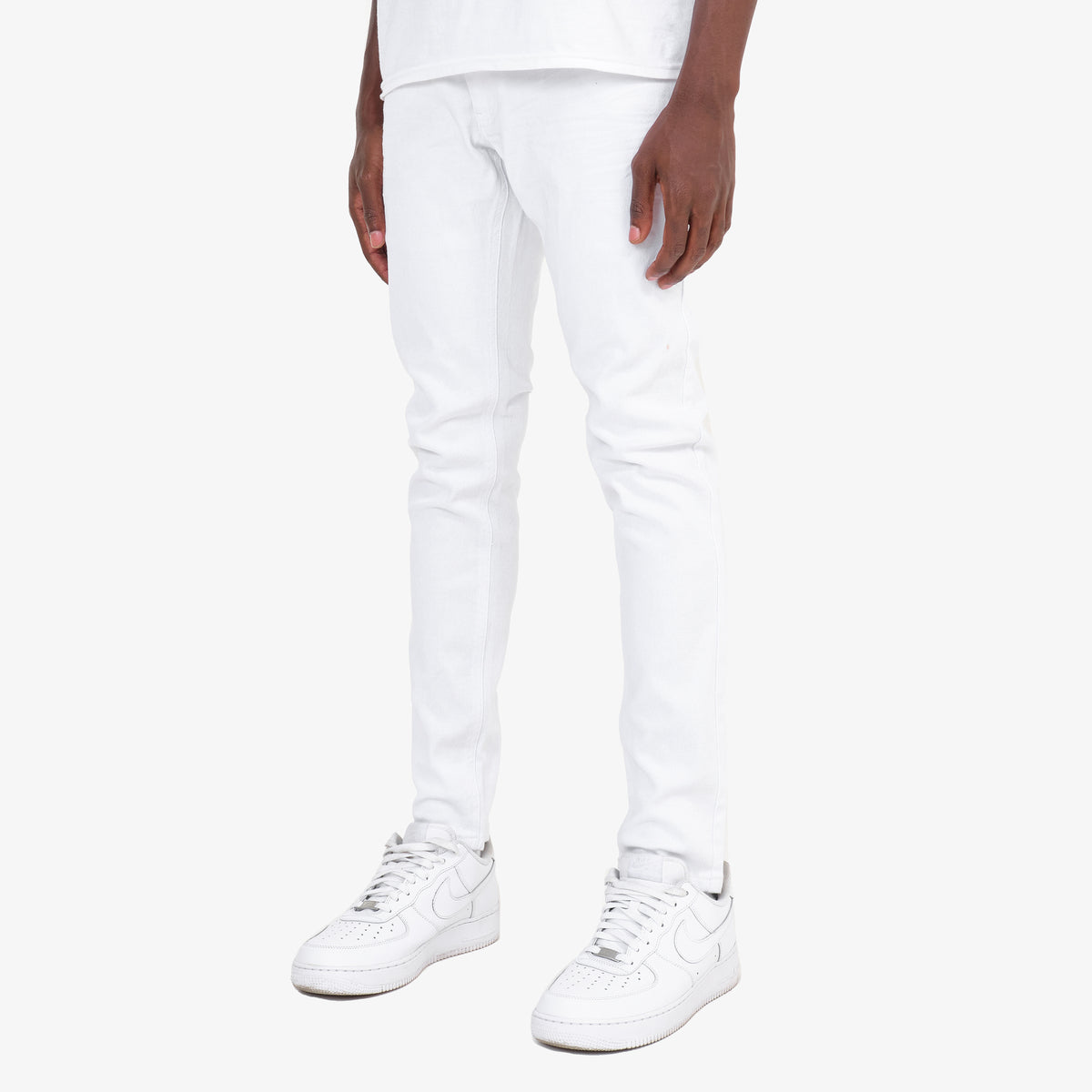 WHITE PANTS WITH STRETCH