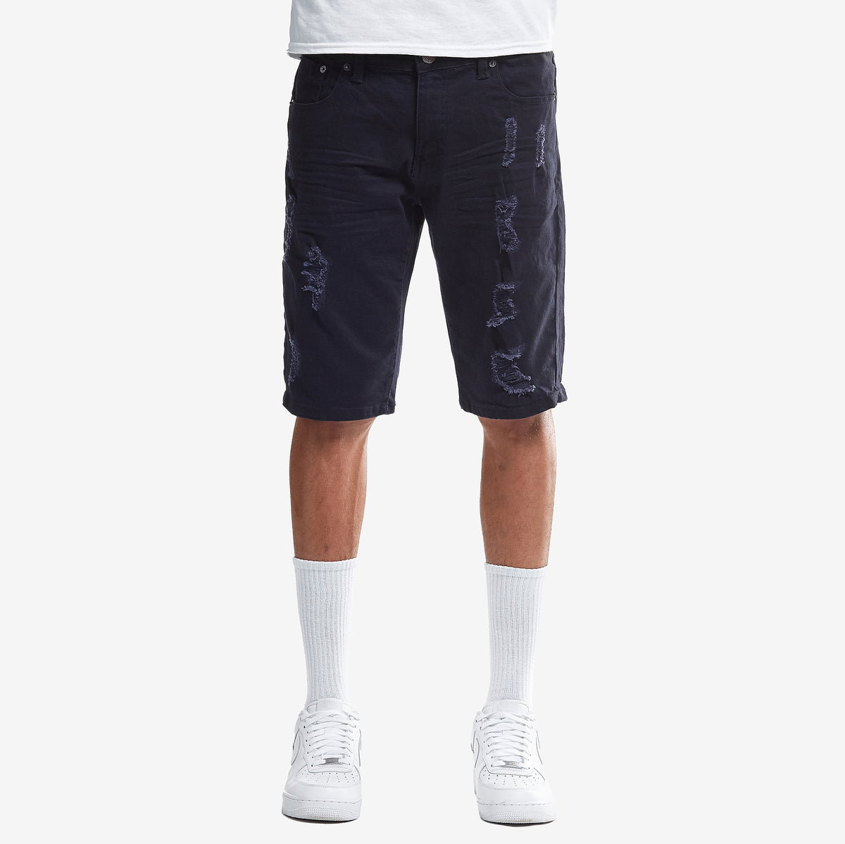 NAVY SHORTS - Copper Rivet