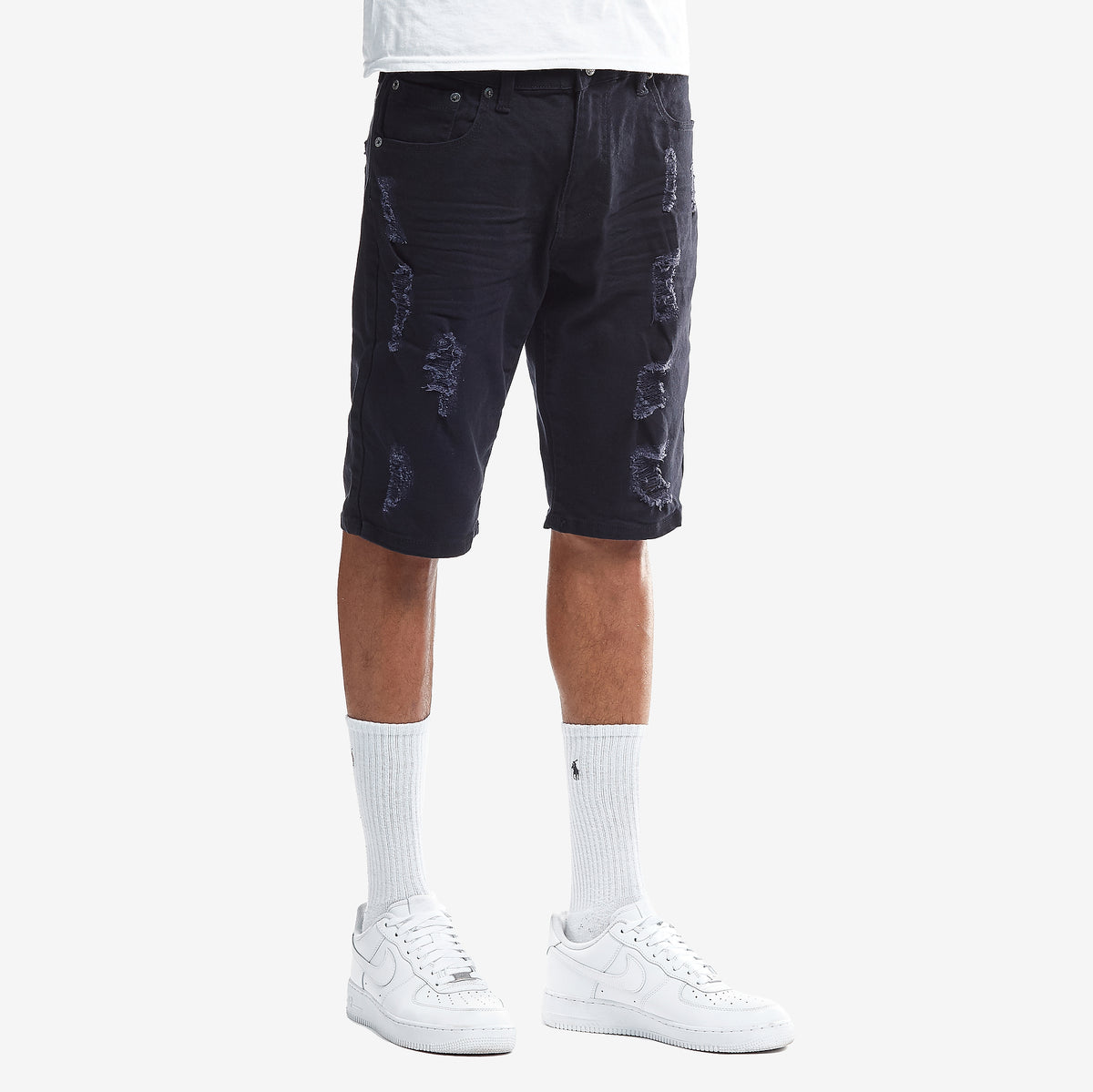 NAVY SHORTS - Copper Rivet