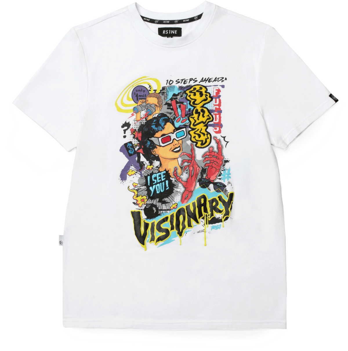 WHITE "VISIONARY" T-SHIRT